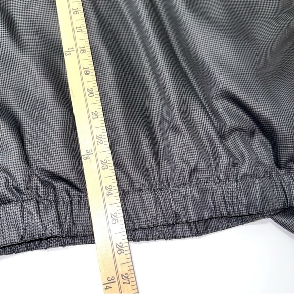 GRAND SLAM Men's M Golf Pullover Windbreaker Jacket Houndstooth Lined 1/4 Zip - Picture 9 of 10